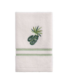 Avanti viva Palm Embroidered Cotton Fingertip Towel, 11