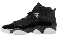 Jordan Air Jordan 6 Rings 六冠王 大灌篮 高帮 复古篮球鞋 女款 黑色 / Кроссовки Jordan Air Jordan 6 Rings 323419-011