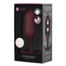 Vibrating Butt Plug B-Vibe 5 Maroon