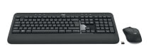Клавиатуры Logitech MK540 Advanced клавиатура Беспроводной RF QWERTY Испанский Черный, Белый 920-008680