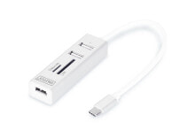 Digitus DA-70243 кардридер Белый USB 2.0