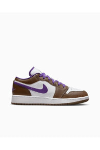 Air Jordan 1 Low Purple Mocha gs Kadın Spor Ayakkabı 553560-215