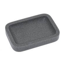 Soap dish Alexandra House Living Grey Acrylic 13 x 2 x 9 cm