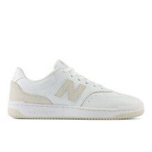 New Balance Unisex BB80 White/Grey Size 4 D