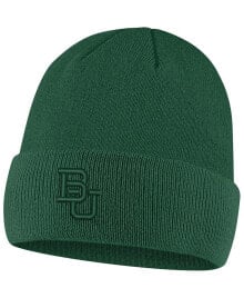 Nike men's Green Baylor Bears Tonal Cuffed Knit Hat