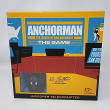 Anchorman The Legend of Ron Burgundy (The Game) Improper Teleprompter Board Game