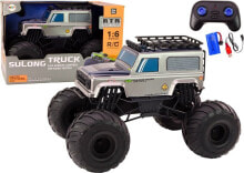 LeanToys Duże Auto Terenowe Zdalnie Sterowane Suv 2.4G RC 1:6 Siwy