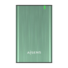AISENS ASE-2525SGN корпус для накопителя Внешний карман для жесткого диска Зеленый 2.5