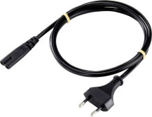 Кабели и провода для строительства BASETech XR-1638066 кабель питания Черный 1,8 m Силовая вилка тип E Разъем C7