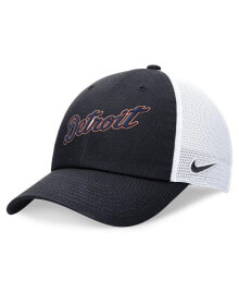 Nike men's Navy Detroit Tigers Evergreen Wordmark Trucker Adjustable Hat