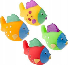Игрушки для ванной для детей до 3 лет Детские игрушки для ванны TULLO Веселые Рыбки 4 шт