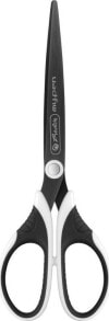 Детские ножницы для поделок из бумаги Herlitz Scissors My Pen black and white 17cm for left-handers