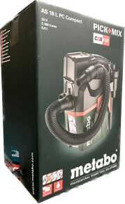Купить электроинструменты Metabo: Metabo AS 18 L PC Compact Akku-Sauger 18V mit manueller Filterreinigung 602028850