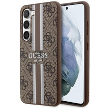 GUESS GUHCS23SP4RPSW S23 S911 4G Printed Stripe phone case