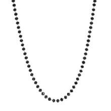 Ювелирные колье Necklace with black beads Happy SHAC52