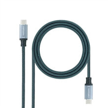 Зарядные устройства и адаптеры для мобильных телефонов кабель USB C NANOCABLE 10.01.4101-L150-COMB 1,5 m Зеленый