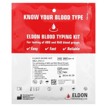 Витамины и БАДы для сердца и сосудов D'Adamo Personalized Nutrition, Eldon, Набор для определения типа крови, 1 набор для самостоятельного тестирования