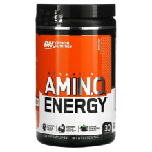Аминокислоты Оптимум Нутришэн, Essential Amino Energy, белый персиковый чай, 9,5 унций (270 г) (Товар снят с продажи) 