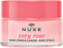 Pflegebalsam für trockene bis sehr trockene Lippen mit Rosenölextrakt, Sheabutter und Bienenwachs - Nuxe Very Rose Lip Balm