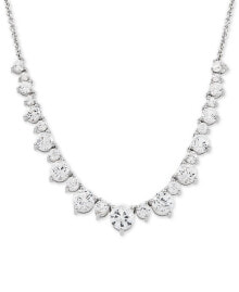 Купить ювелирные кулоны и подвески Arabella: Arabella cubic Zirconia 16" Collar Necklace in Sterling Silver