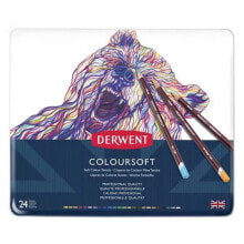 DERWENT Metallic Box Coloursoft Pencil 24 Units