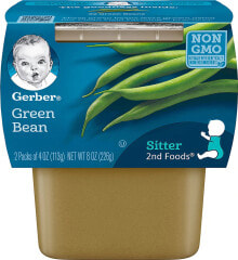 Детское пюре детское пюре Gerber 2 упаковки, зеленая фасоль