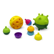 LALABOOM 2 Sensory Balls And Educational Beads 12 Pieces