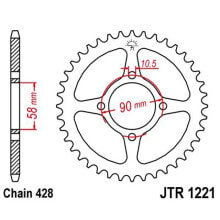 JT SPROCKETS 428 JTR1221.42 Steel Rear Sprocket