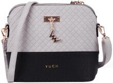 На плечо женская сумка Vuch через плечо, логотип производителя спереди, регулируемый ремешок через плечо, одно отделение на молнии.