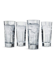 Rosendahl 10.01 oz Long Drinking Glasses, Set of 4