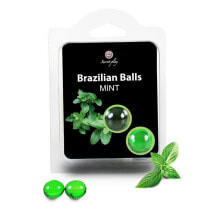 Интимный крем или дезодорант Secret Play Set 2 Brazilian Balls Mint