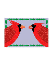 Trademark Global marie Sansone Cardinals Holly Canvas Art - 20