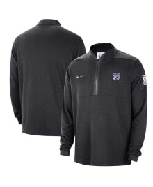 Nike men's Black Sacramento Kings Authentic Performance Half-Zip Jacket