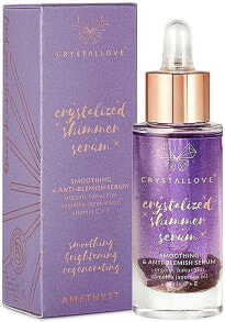 Glättendes, aufhellendes und regenerierendes Gesichtsserum - Crystallove Face Serum With Amethyst & Bakuchiol