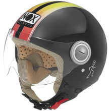 Шлемы для мотоциклистов NOX Jet Helm N210 Schwarzer Regenbogen