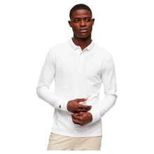 SUPERDRY Cotton Pique Long Sleeve Polo