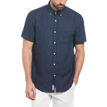 ORIGINAL PENGUIN Delave Linen With Pocket short sleeve shirt