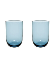 Villeroy & Boch sage Highball Glasses, Set of 2