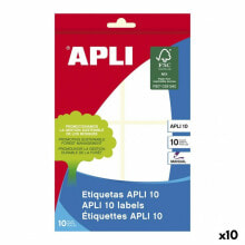 Adhesive labels Apli White 10 Sheets 50 x 70 mm (10 Units)