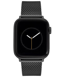 Vince Camuto men's Gunmetal Gray Stainless Steel Mesh Band 42mm, 44mm, 45mm, Ultra 49mm Apple Watch