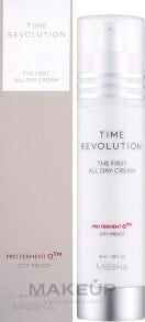 Schützende Gesichtscreme mit Carotinoid SPF 19 - Missha Time Revolution The First All Day SPF 19