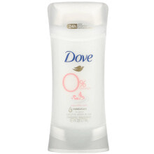 Дезодоранты Dove, 0% алюминиевый дезодорант, с ароматом лепестков роз, 74 г (2,6 унции)