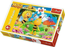 Детский развивающий пазл Trefl Puzzle 60 elementów - Pszczółka Maja, Kwiatek dla Mai