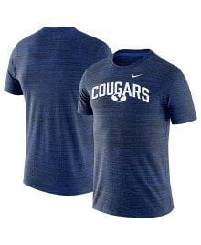 Nike men's Royal BYU Cougars Velocity Team Issue Performance T-shirt