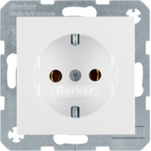 Smart sockets, switches and frames berker 41431909 - Type F - White - 250 V - 16 A - 50/60 Hz