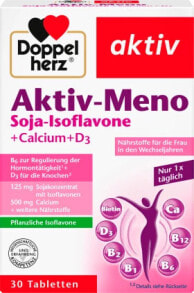 Aktiv-Meno Soja-Isoflavone + Calcium + Vitamin D3 Tabletten 30 St., 52,1 g