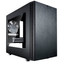 Компьютерные корпуса для игровых ПК fractal Design Define Nano S - Window Mini Tower Черный FD-CA-DEF-NANO-S-BK-W