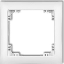 Умные розетки, выключатели и рамки Karlik Deco Soft universal single frame made of plastic gray matt (27DRSO-1)