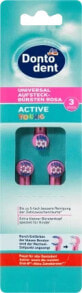 Universal-Aufsteckbürsten Active Young pink, 3 St