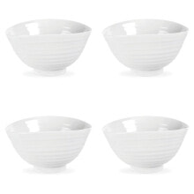 Portmeirion sophie Conran Celadon Small Footed Bowl Set of 4